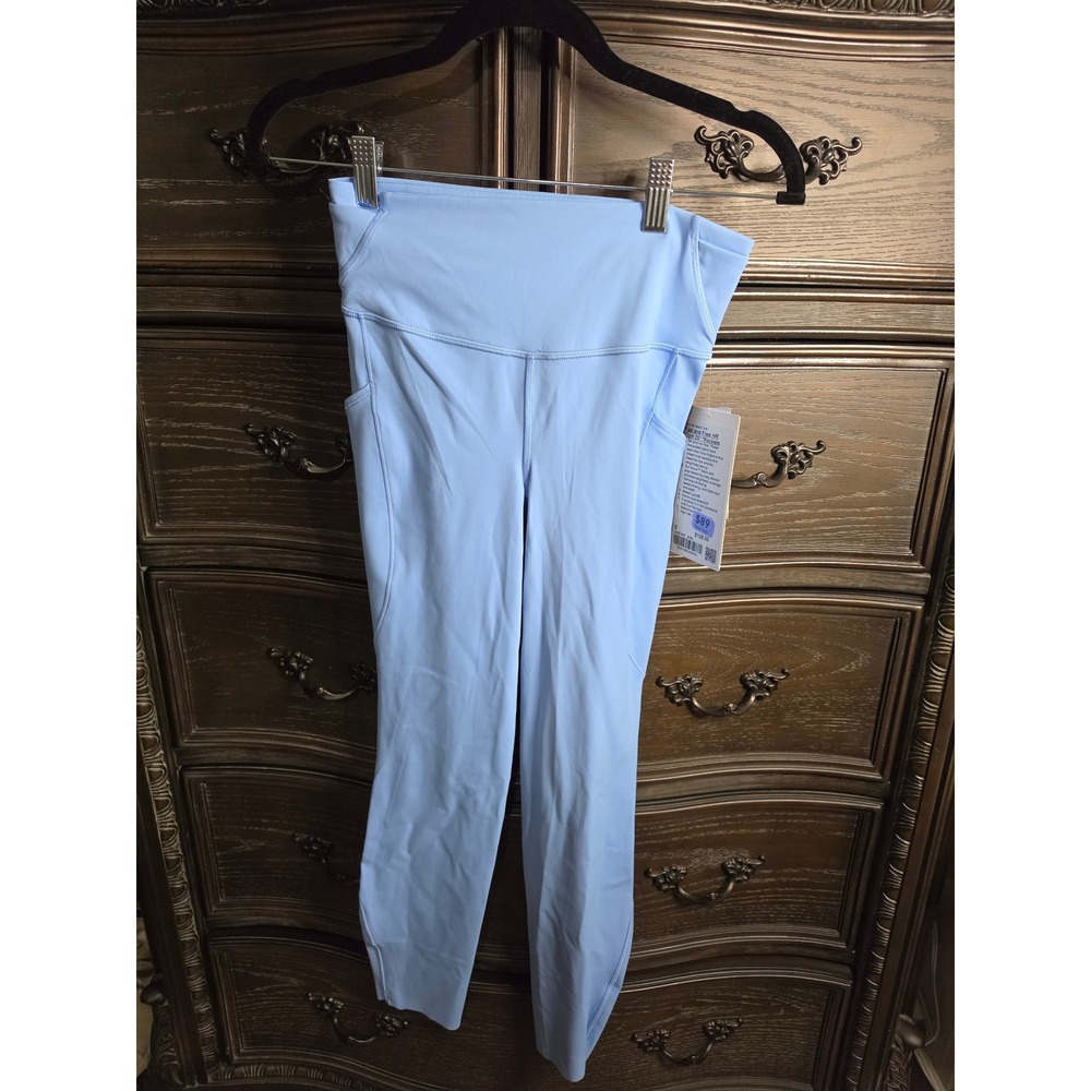 Lululemon Fast and Free HR Tight 25 Pockets Sonic Blue SNBL LW5FARS Size 6